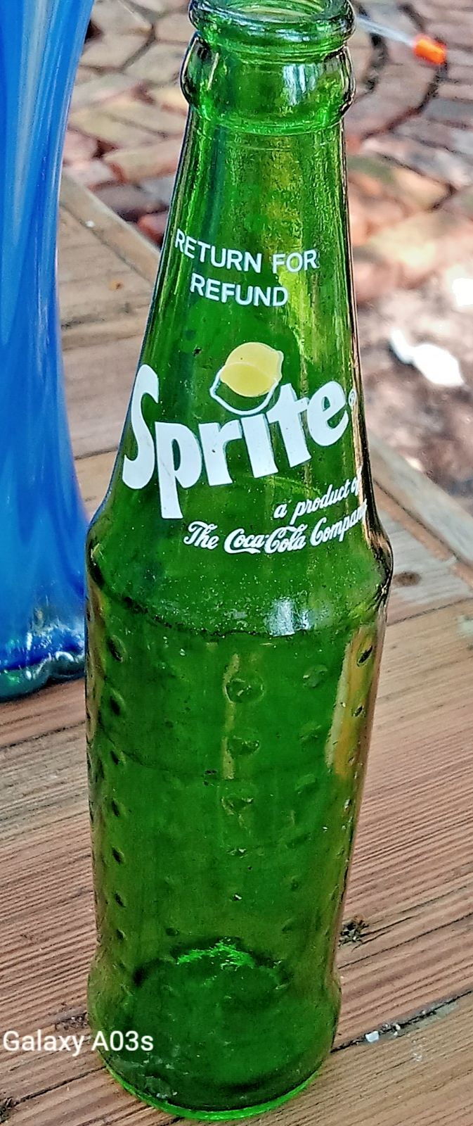 1970s Sprite Glass Bottle Fort Sumter Nat'l Monu SC Base Marked Return Deposit