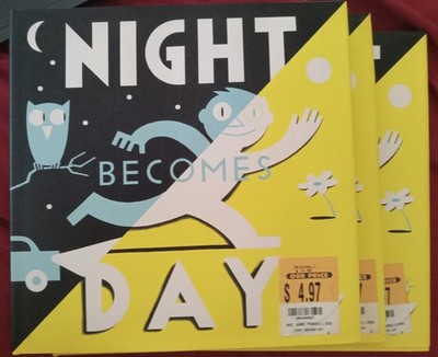 Night Becomes Day Richard Mcquire Hardcover Dust Jacket 1994 Viking Vintage Art