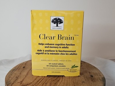 New Nordic Clear Brain – 60 Tablets – Brand New & Sealed Box