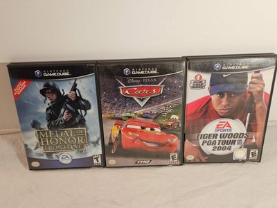 Nintendo GameCube Games Lot Medal of Honor Cars Tiger Woods PGA Tour 2004 CIB