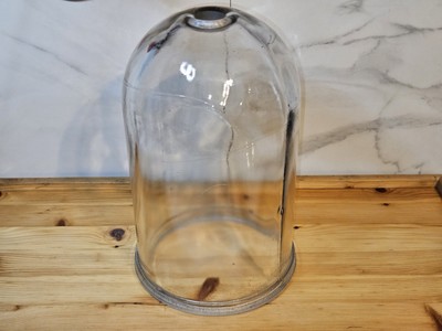 Thick Glass Vacuum Bell Jar Dome w/ Top Port | 11” | Apothecary Scientific Gear