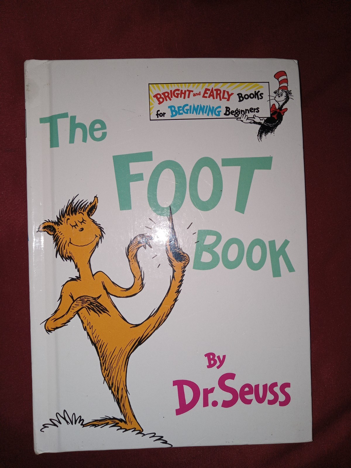 The Foot Book Dr Seuss 1968 Hardcover Grolier Book Club Edition Vintage VG
