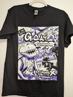 Toronto Raptors SGA T-Shirt M G.O.A.T. MIXTAPE X  Director X, WE THE NORTH NWOT
