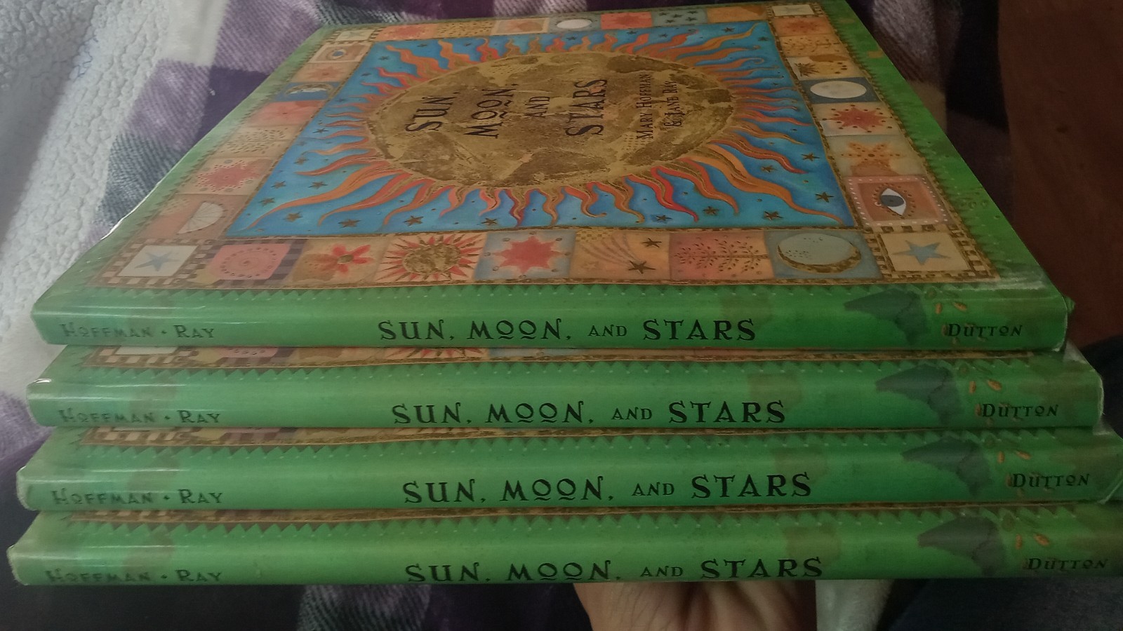 Sun, Moon, and Stars by Mary Hoffman 1998 Hardcover !st Edition 1st Print VG