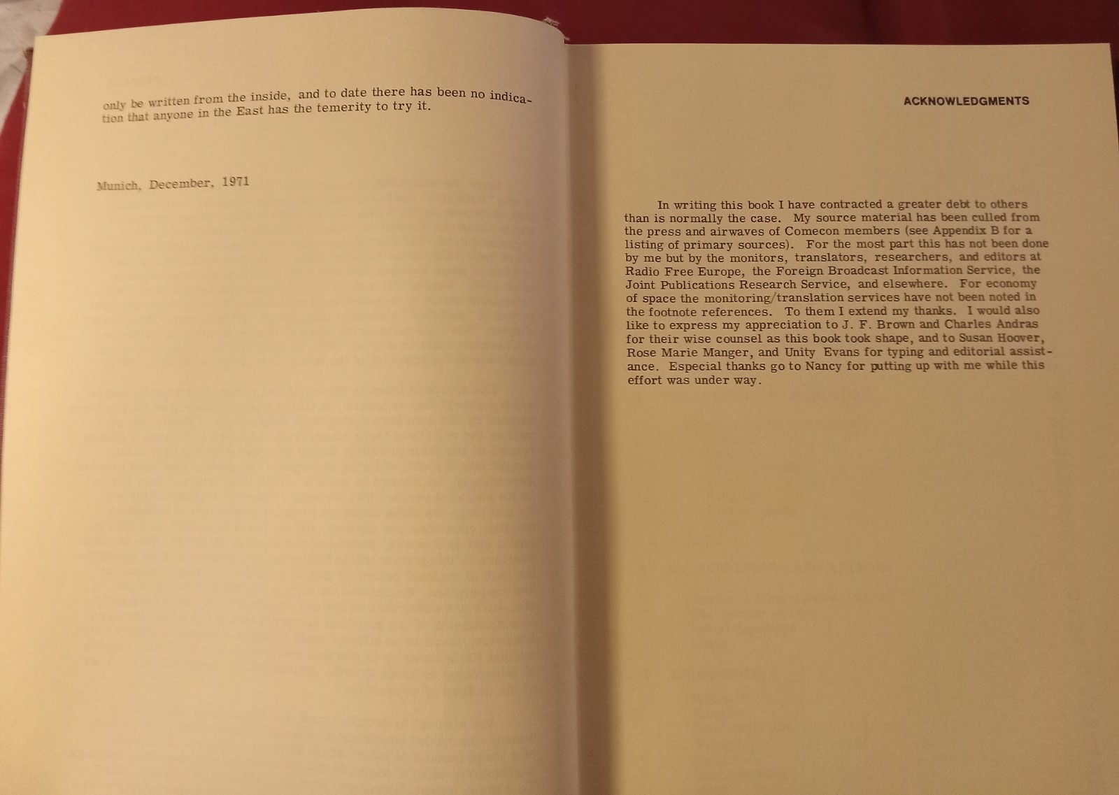 Comecon and the Politics of Integration 1972 Henry Wilcox Schaefer Praeger ExLib