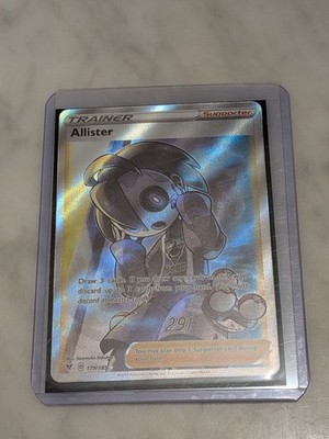 Allister 179/185 Full Art Ultra Rare Vivid Voltage Pokemon TCG Like New