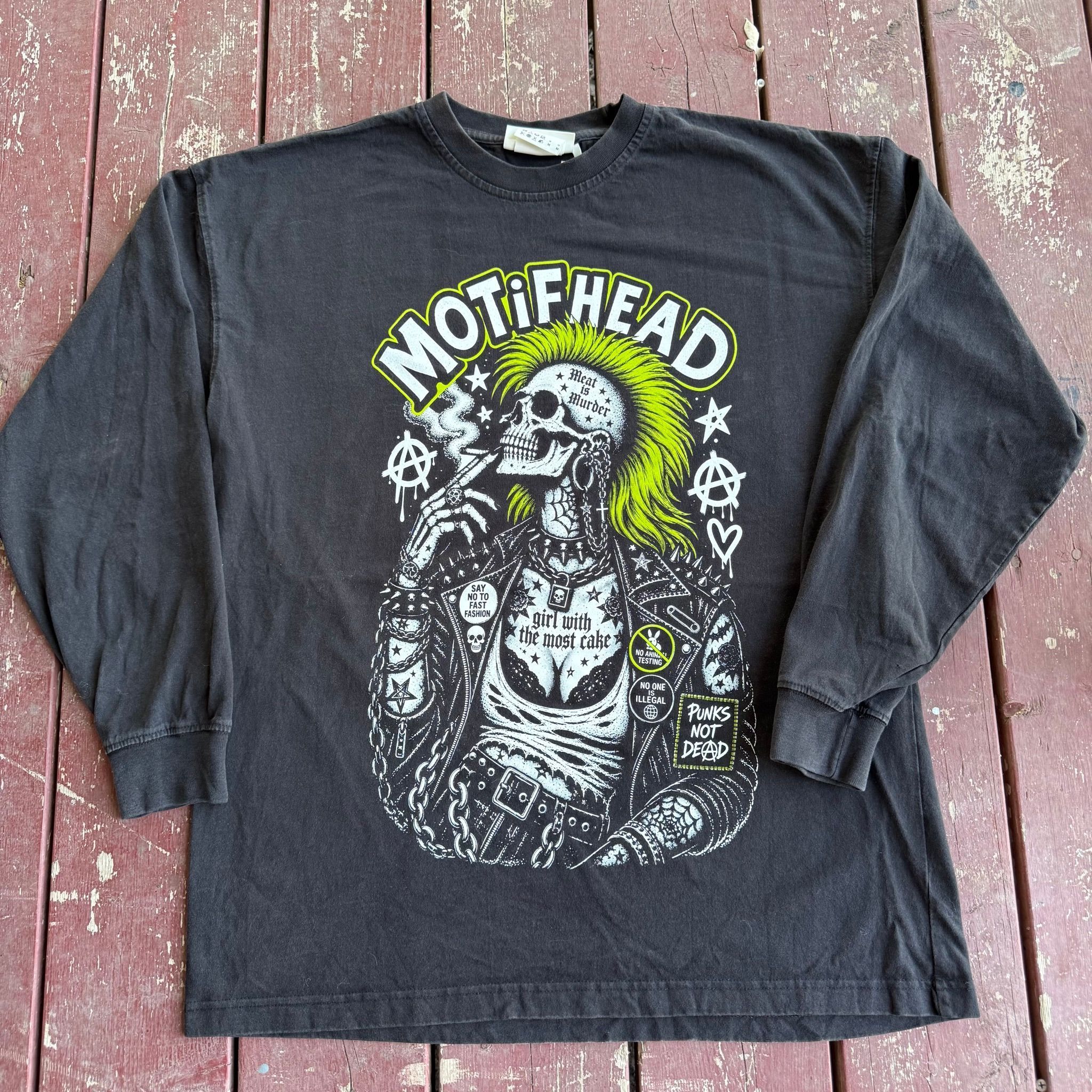 00 Motifhead Long Sleeve Shirt - X-Large (Limited Print)