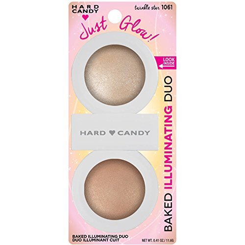 Hard Candy Just Glow! Baked Illuminating Powder Duo, 1061 Twinkle Star, 0.41 oz