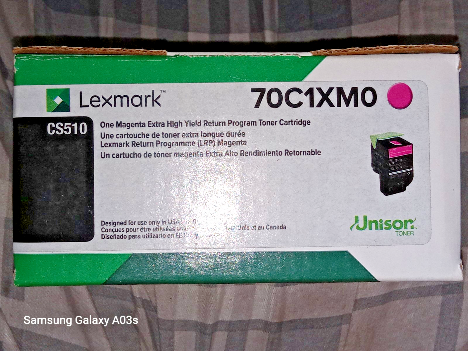 Lexmark 78C1UM0 Magenta Ultra High-Yield Laser Toner Cartridge