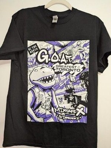Toronto Raptors SGA T-Shirt M G.O.A.T. MIXTAPE X  Director X, WE THE NORTH NWOT